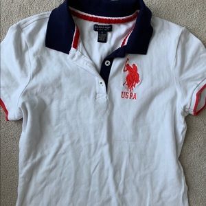 White U.S. Polo Assn t-shirt!